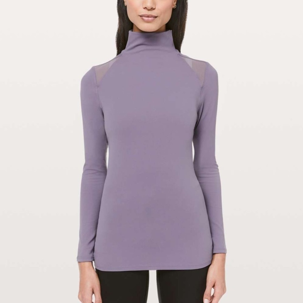 Lululemon Ethereal Mock Neck Purple Quartz